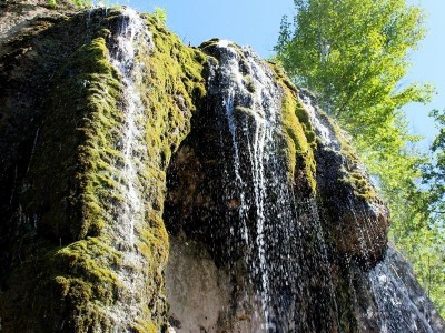 Абзановский водопад (Ассинский зеркальный водопад)